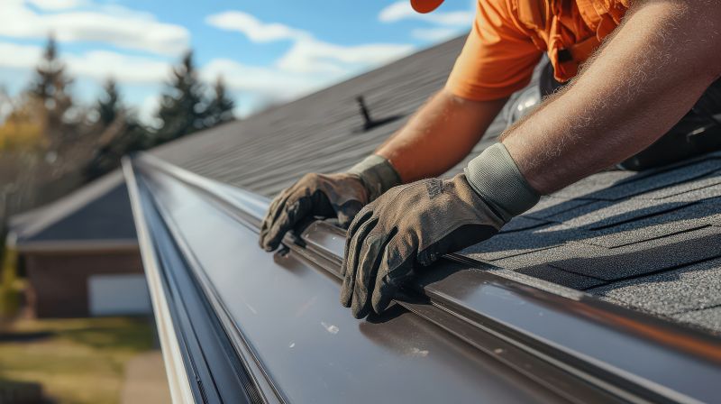 Local Metal Gutter Installation pros at work